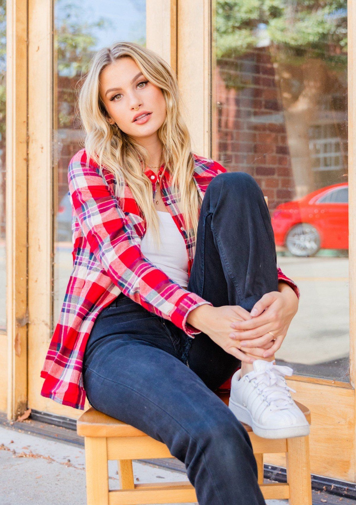 Loved Up Plaid Shirt