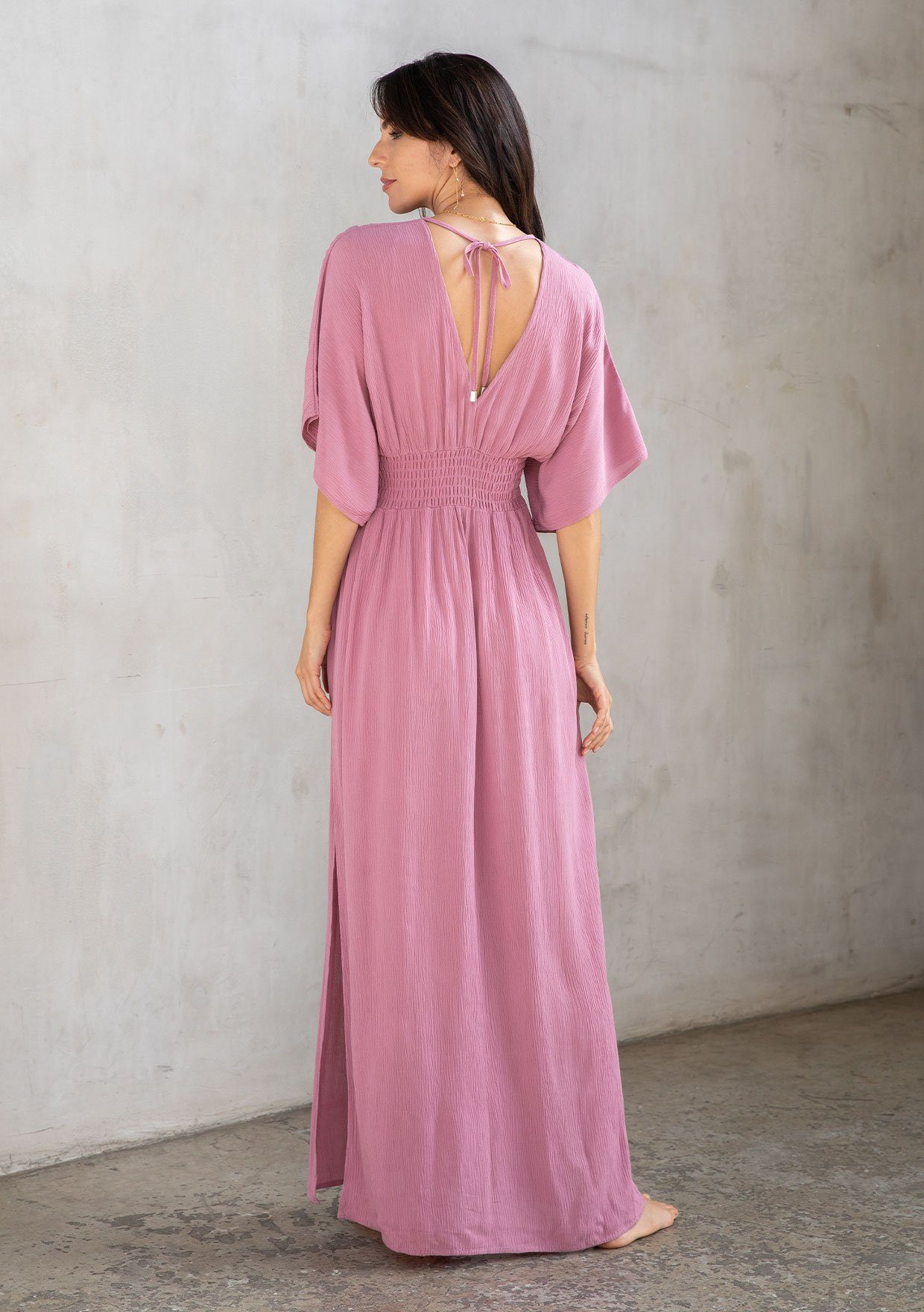Starchild Kimono Sleeve Maxi Dress