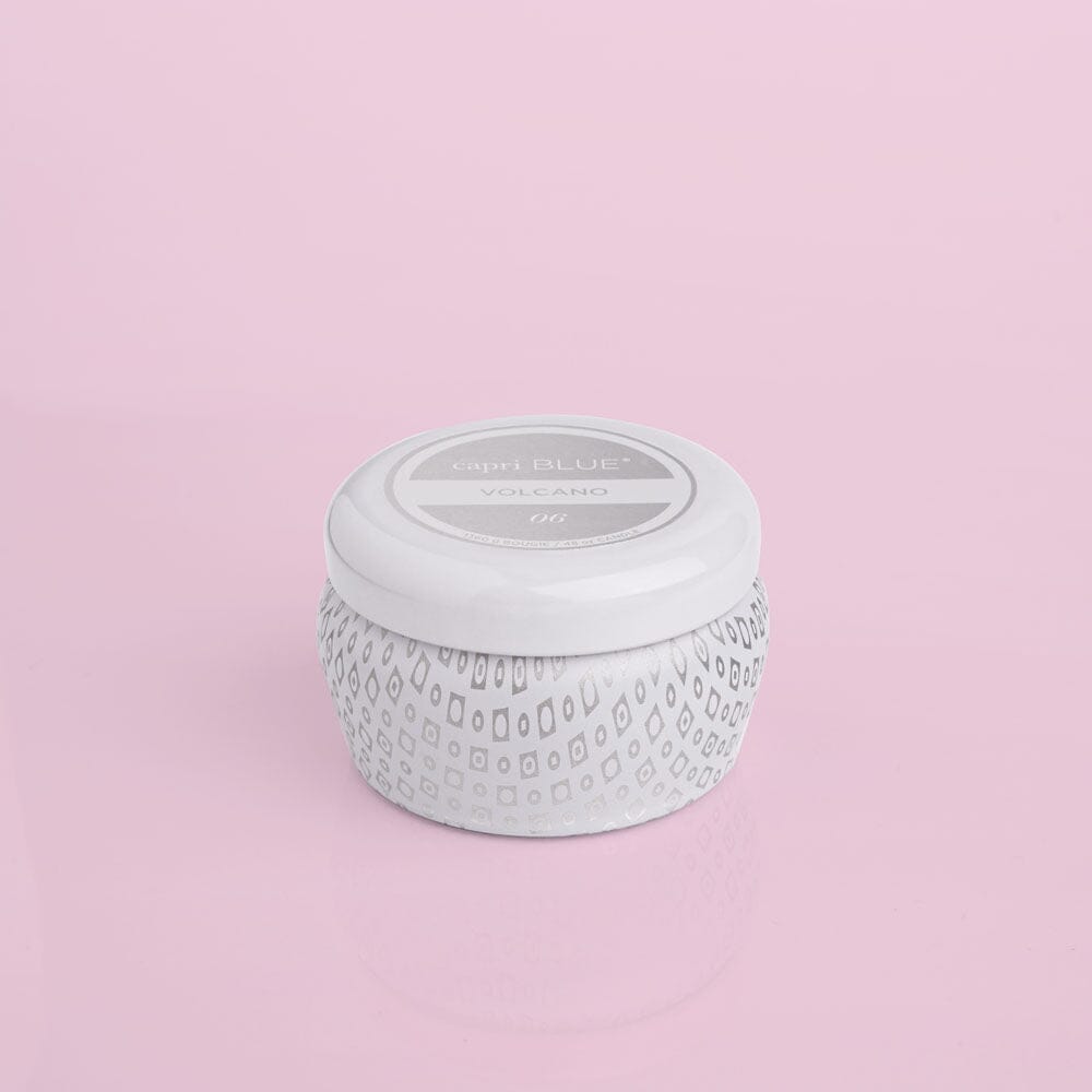 CAPRI BLUE - Volcano White Mini Tin, 3 oz