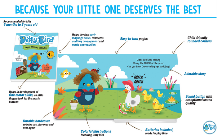 Ditty Bird: Farm Animal Sounds
