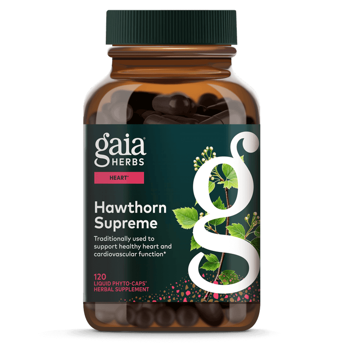 Gaia Herbs Hawthorn Supreme for Heart Support || 120 ct