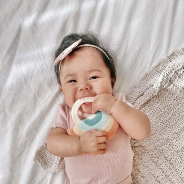 Itzy Ritzy Rattle Pal Plush Rattle with Teether
