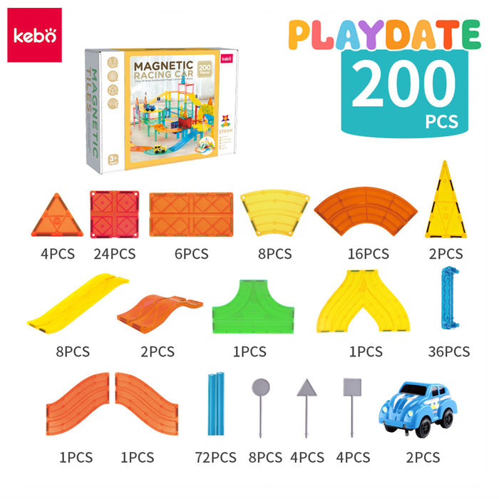 Playdate Kebo Magnetic Racing Car