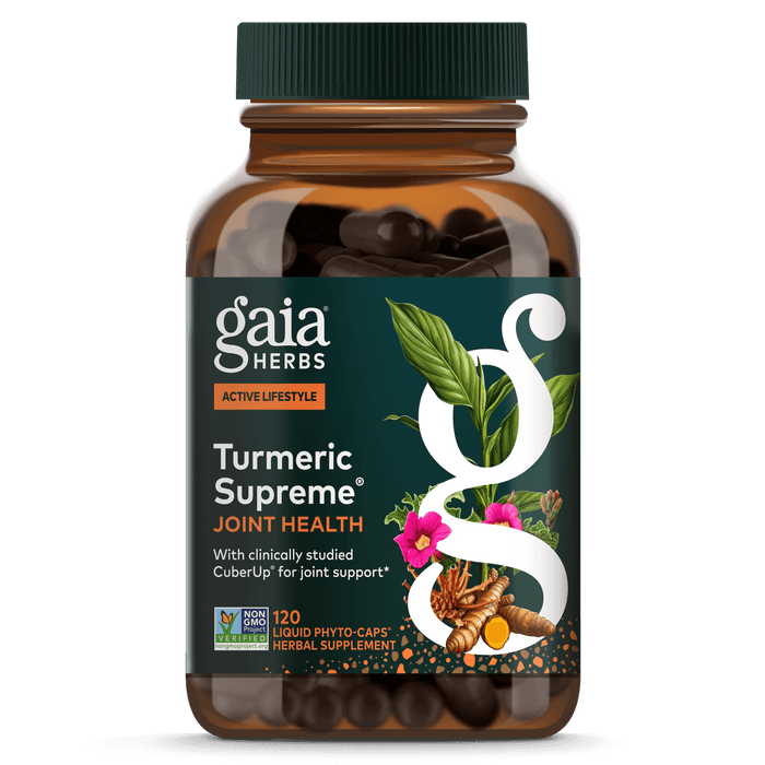 Gaia Herbs Turmeric Supreme Joint Health for Foundational Support || 120 ct