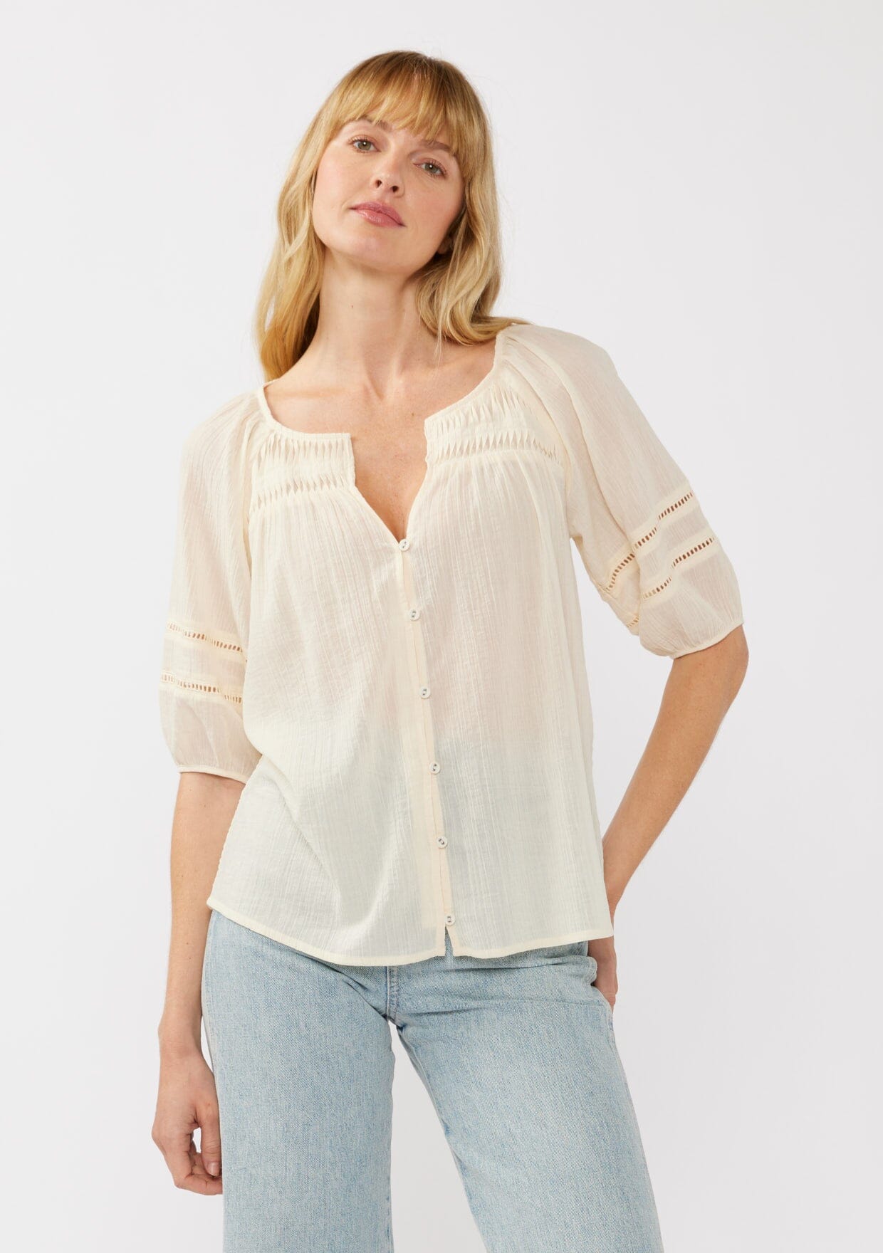 Bright Days Puff Sleeve Top