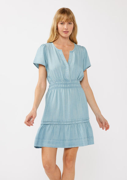 Ocean Mist Tencel Mini Dress