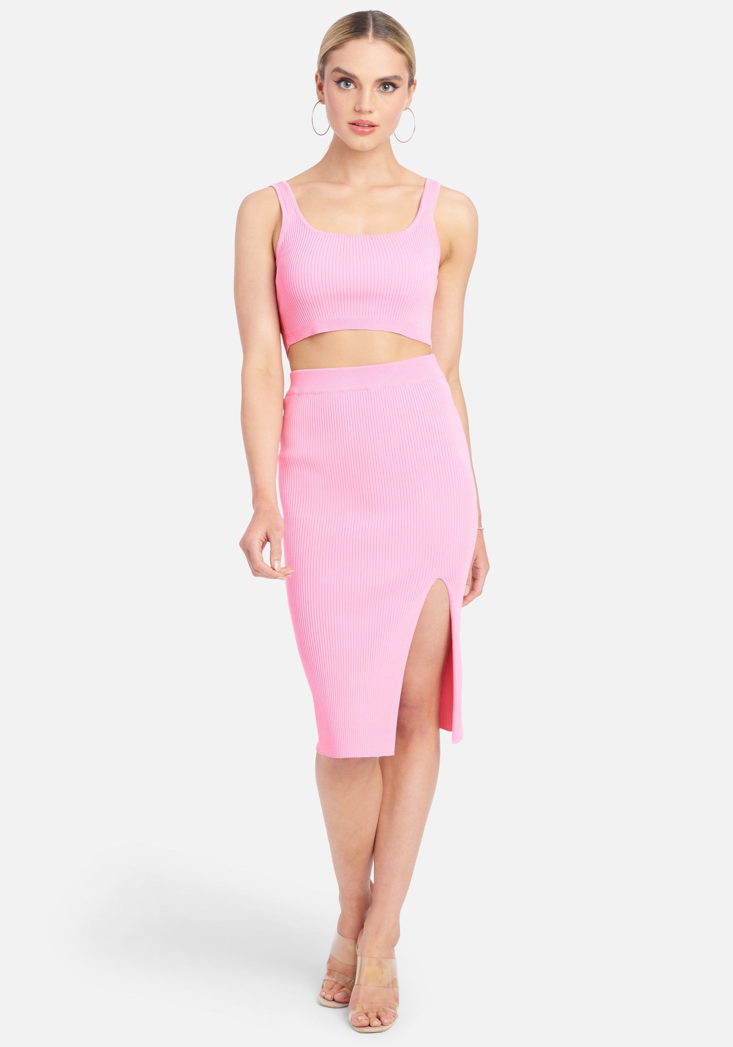 Rib Two Piece Dress