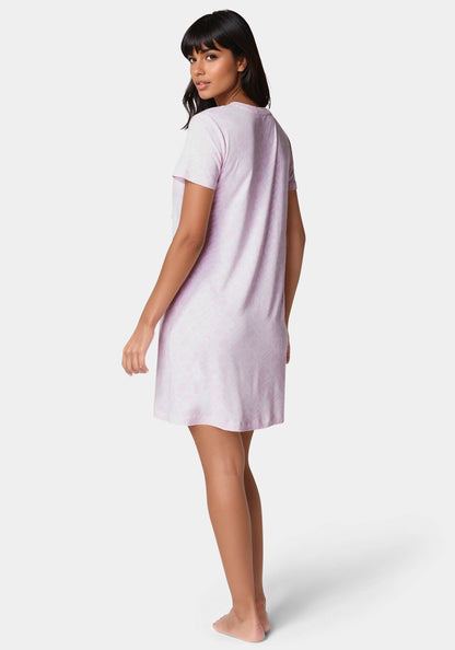 V-Neck Printed Logo Dormshirts