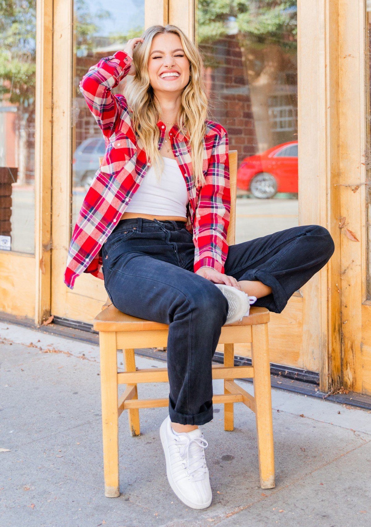 Loved Up Plaid Shirt