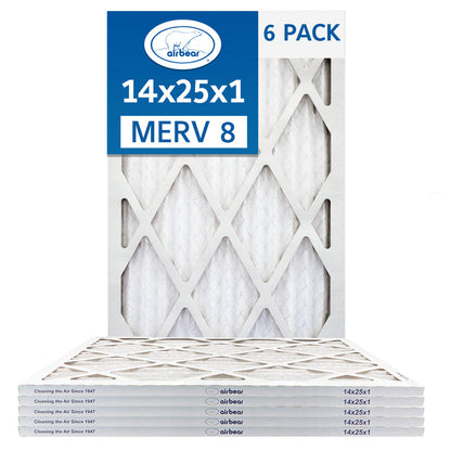 14x25x1 Air Bear  Pleated Air Filter