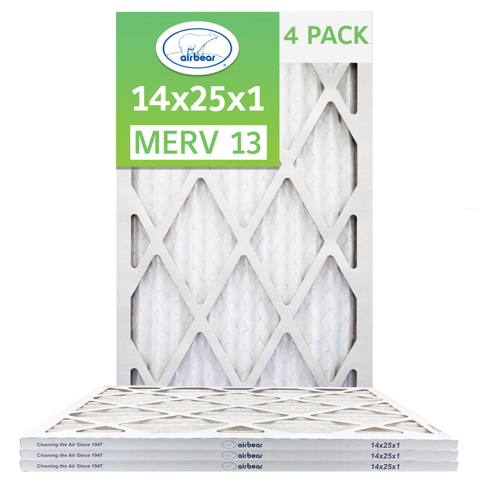 14x25x1 Air Bear  Pleated Air Filter