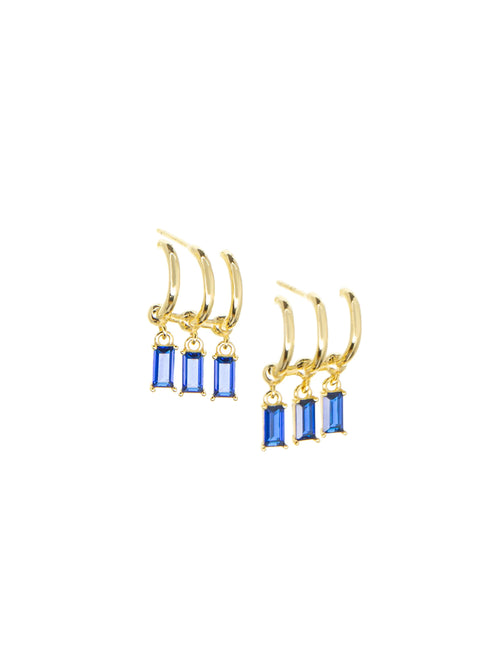 Marlyn Schiff 3 Hoop Stud Earring