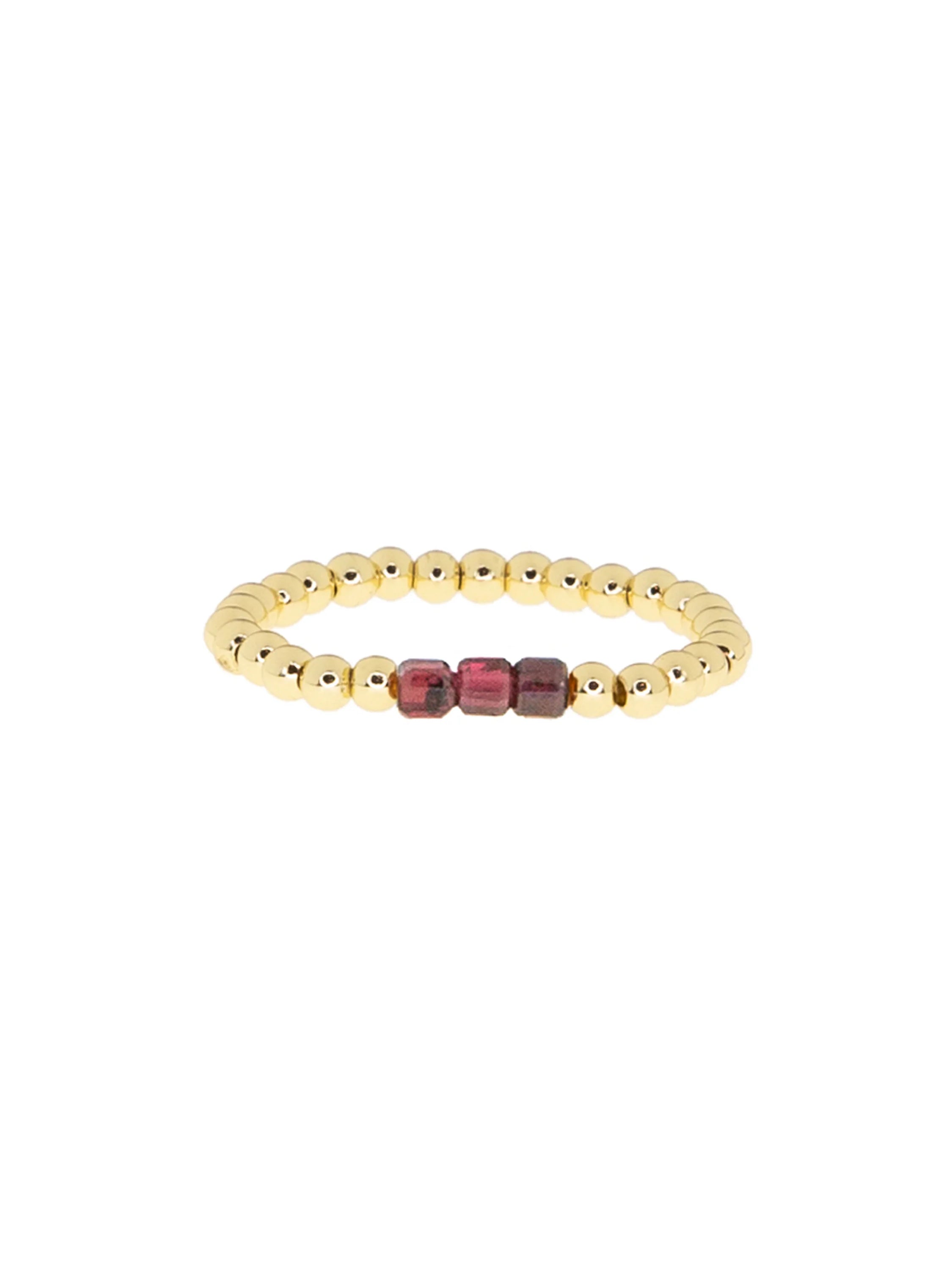 Marlyn Schiff Glass Bead Stretch Ring