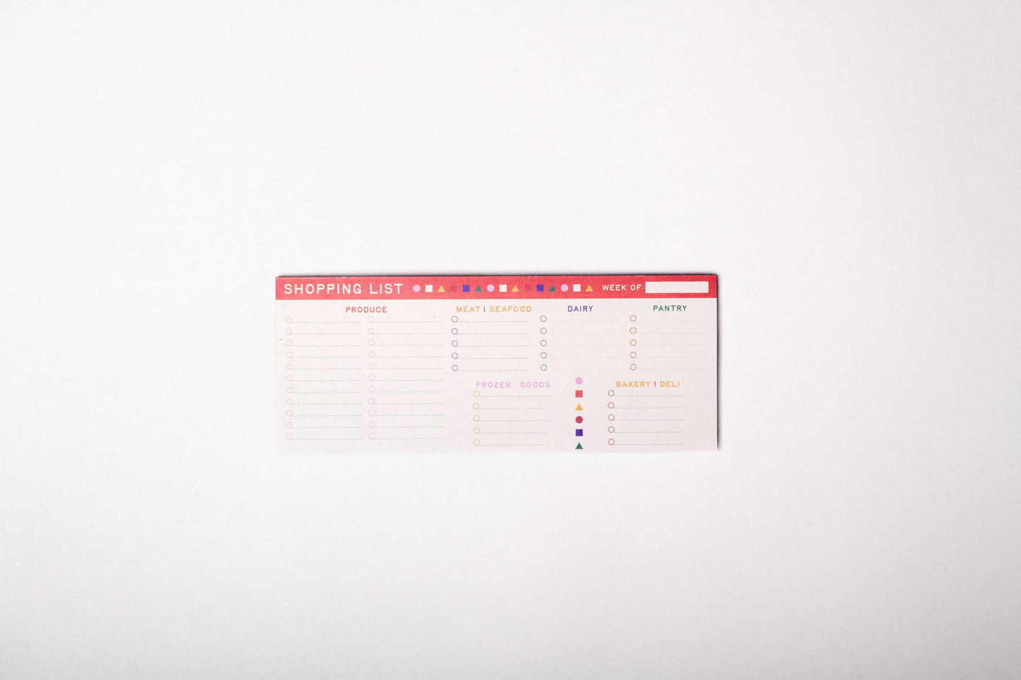 BANDO - Meal Planner and Shopping List Set