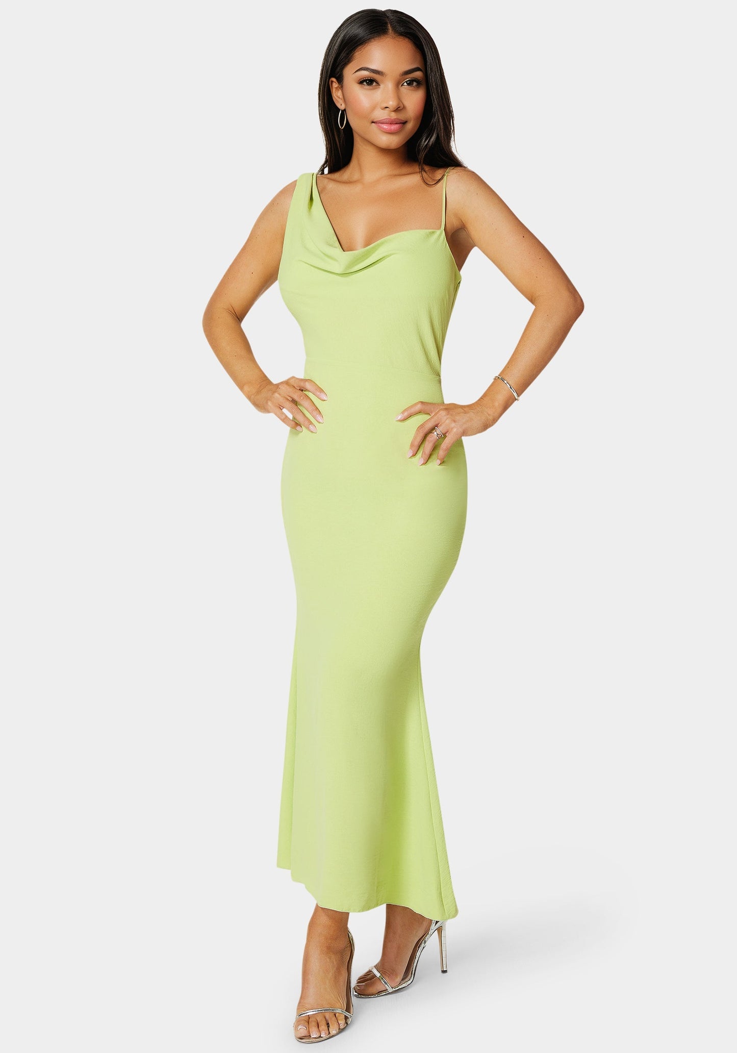 Airflow Cowl Maxi Dress