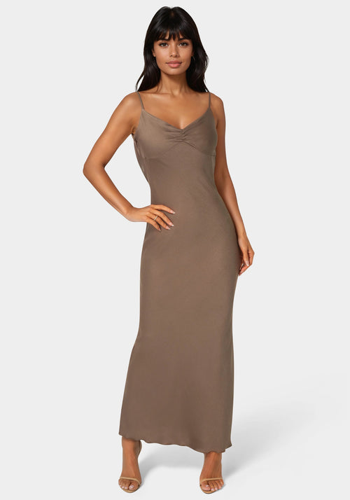 Drape Back Maxi Dress