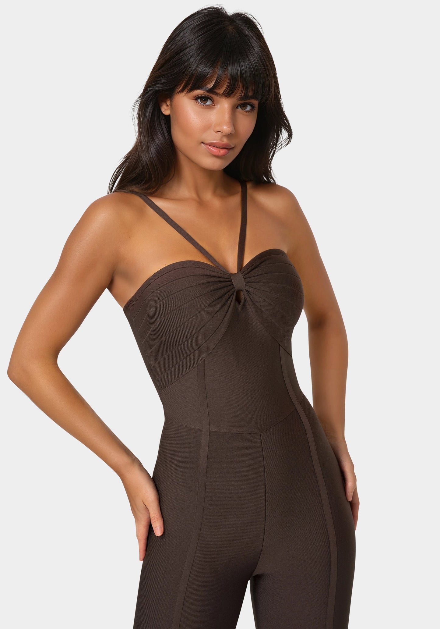 Bandage Mini Flare Leg Jumpsuit