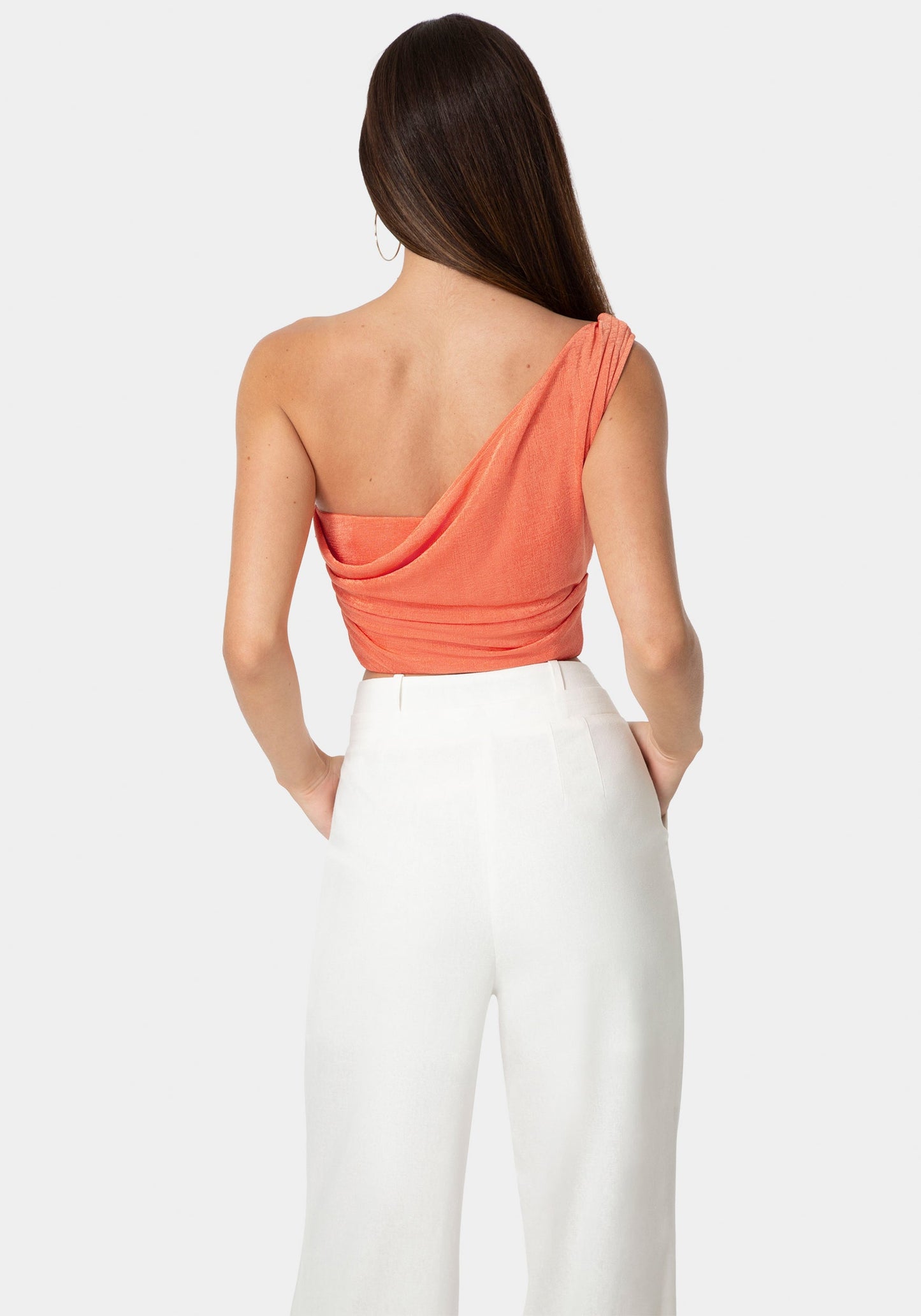 One Shoulder Bustier Top