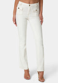 Low Waist Mini Bootcut Denim