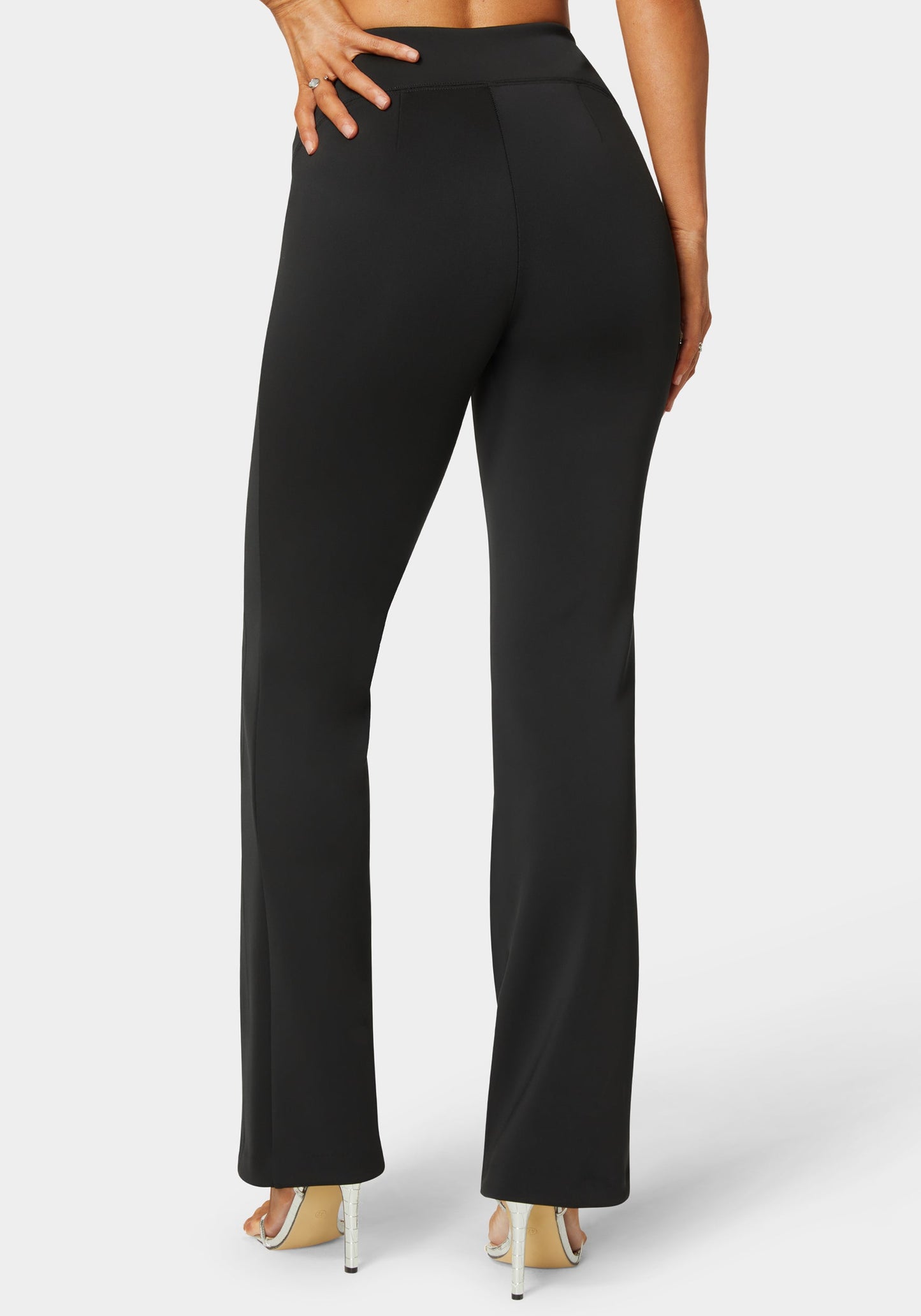 High Waisted Mini Flared Pant