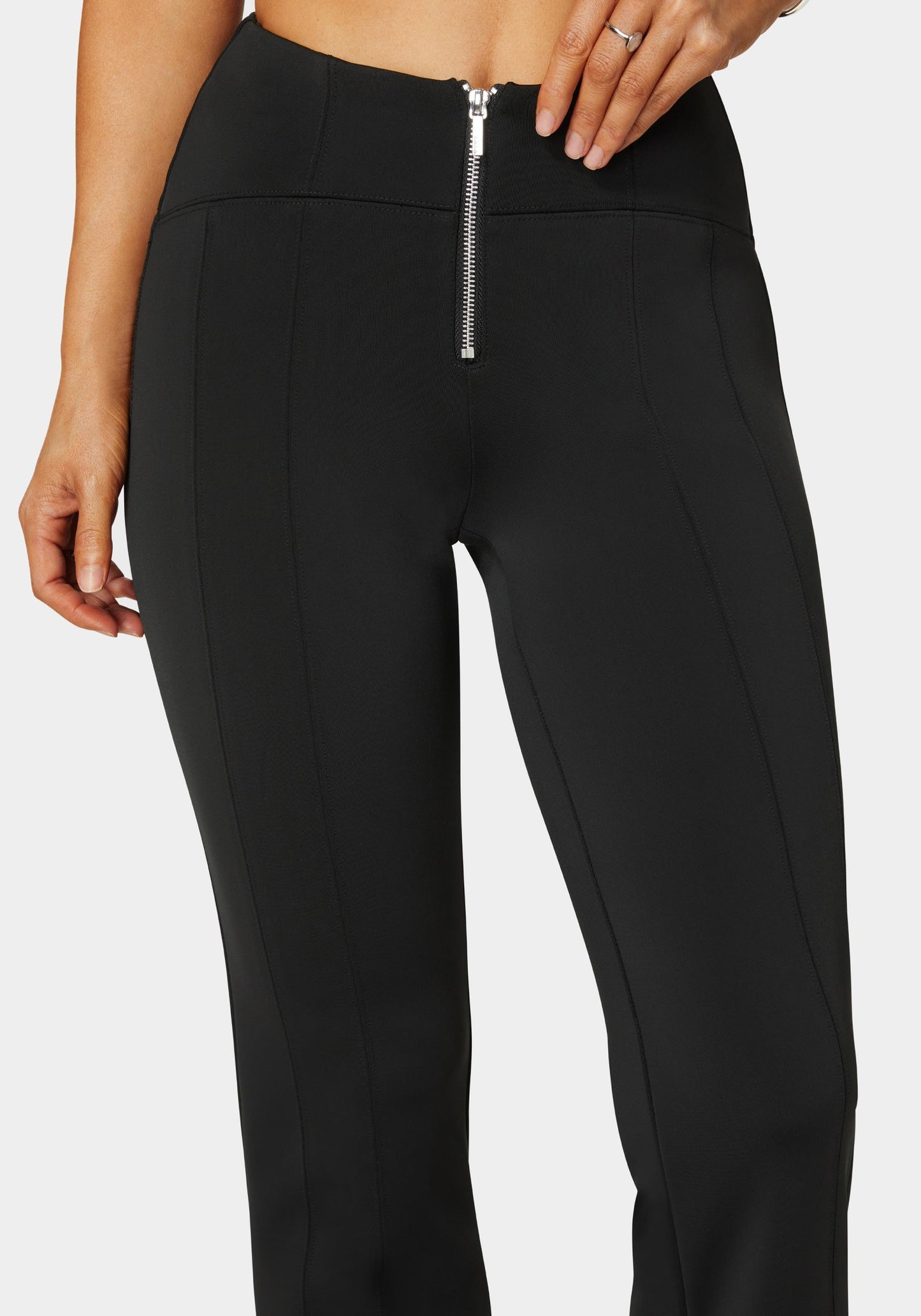 High Waisted Mini Flared Pant