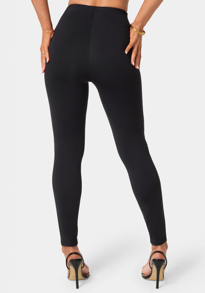 High Waist Draped Sash Legging