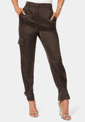 Satin Cargo Jogger