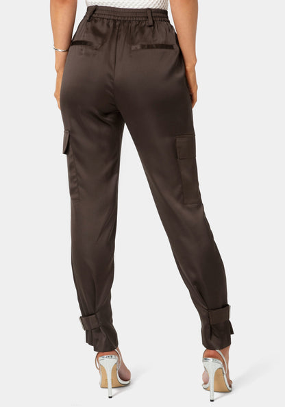 Satin Cargo Jogger