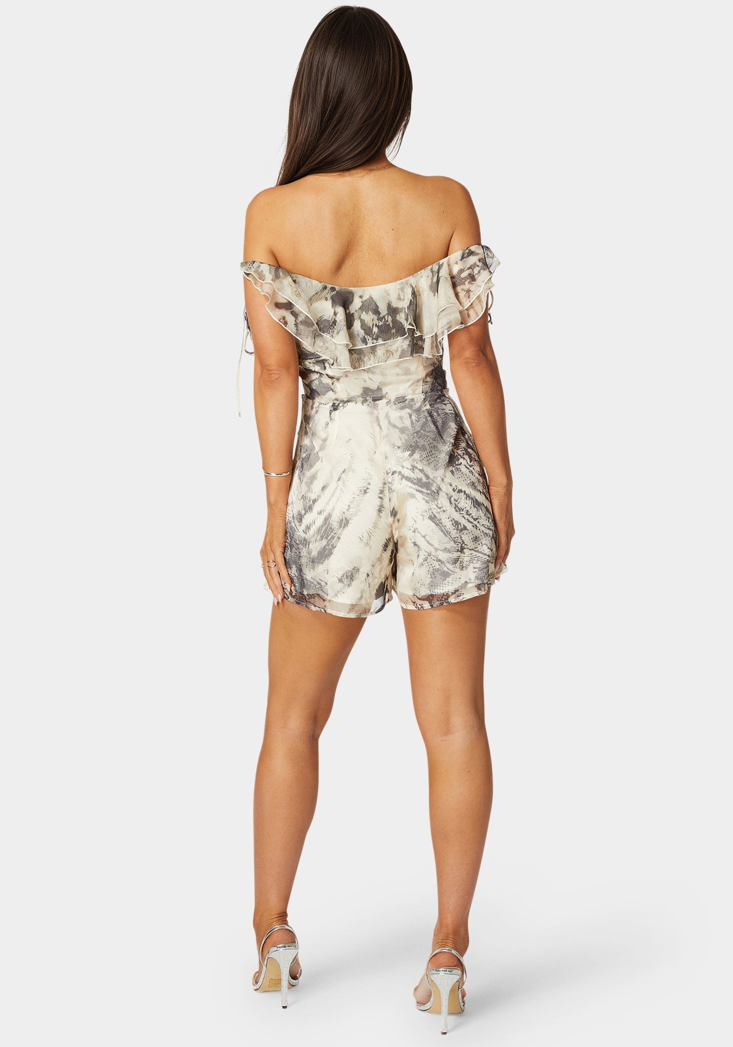 Off Shoulder Flowy Romper