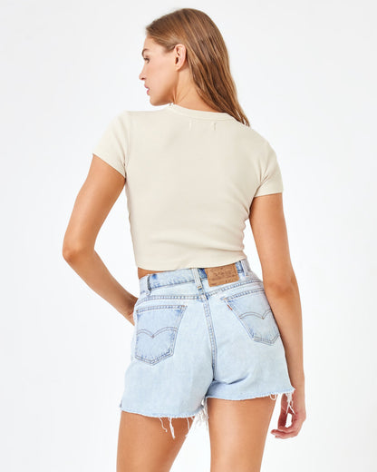 aligrace Michelle Denim Short - Blue