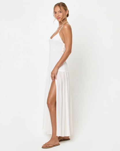 Row Maxi Dress - Cream