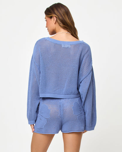 Island Time Sweater - Chambray