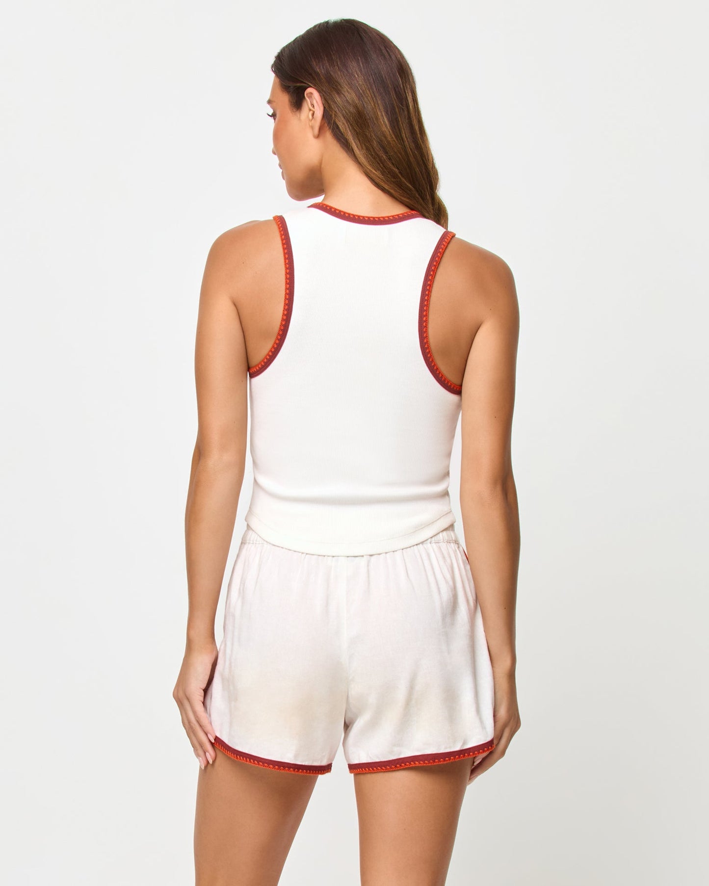 Rune Short - Cream Fig Poppy
