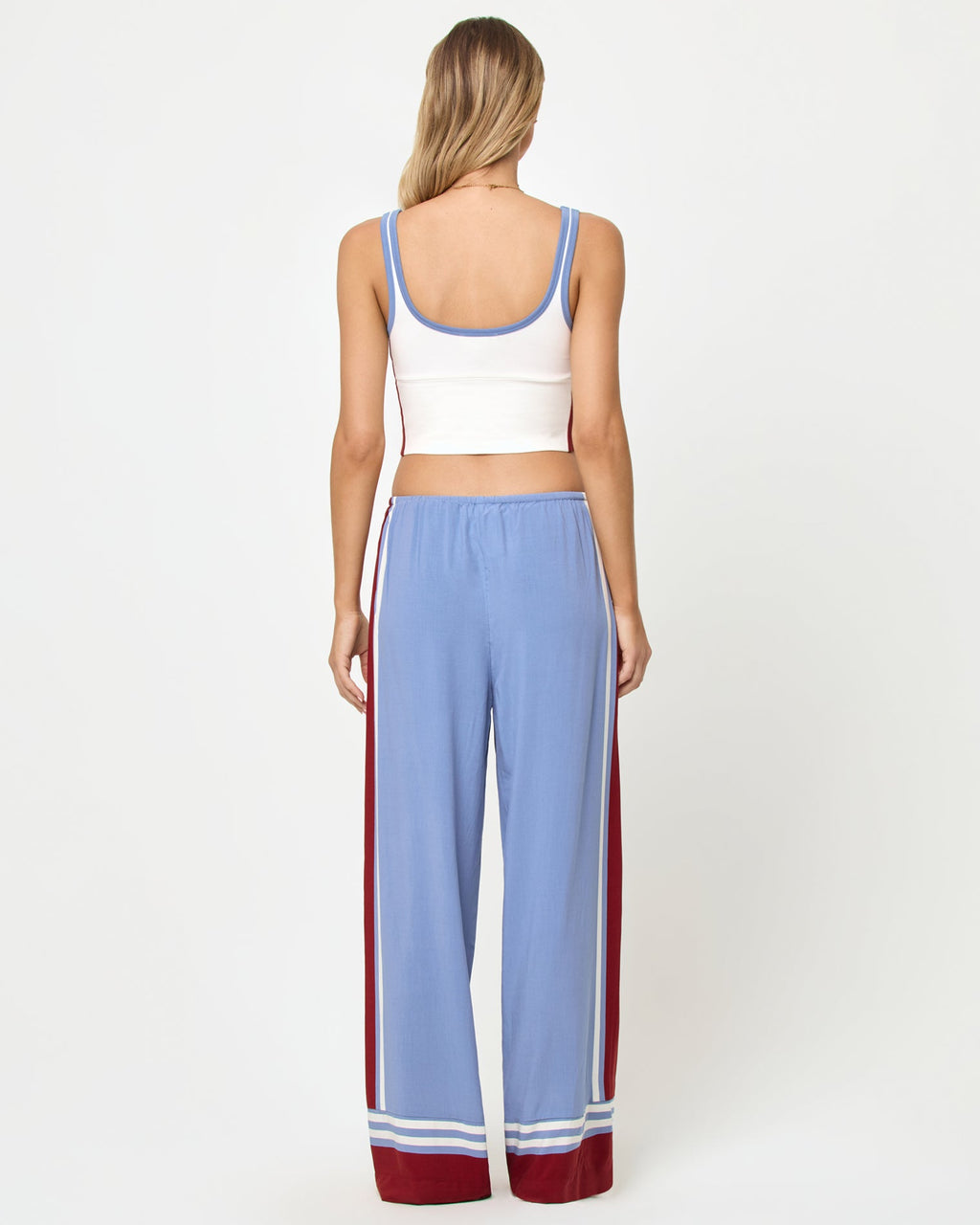 Reset Tank - Cream Chambray Fig