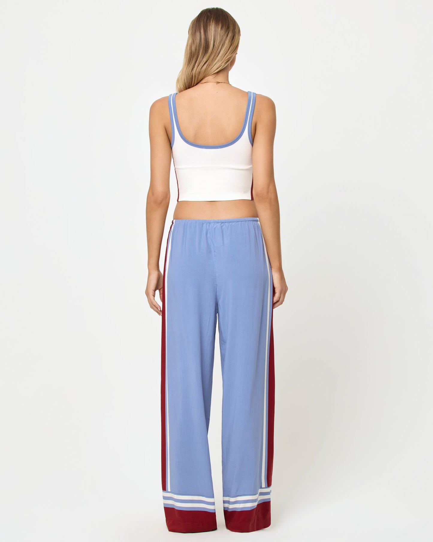 Reset Tank - Cream Chambray Fig