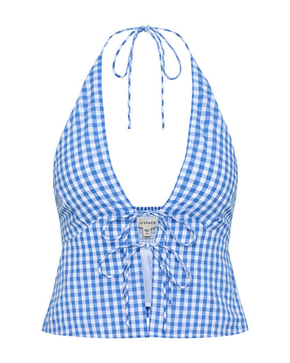 April Top - Morning Gingham