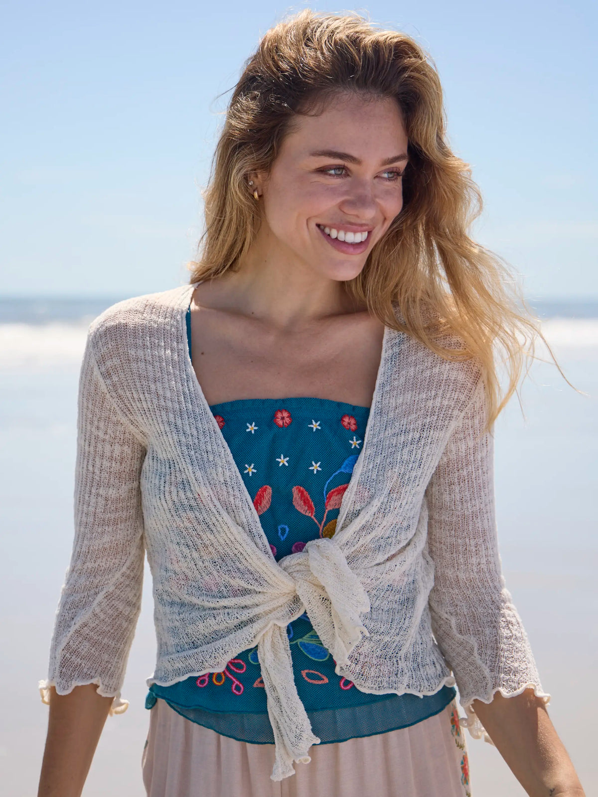 Presley Layering Cardigan - Ivory