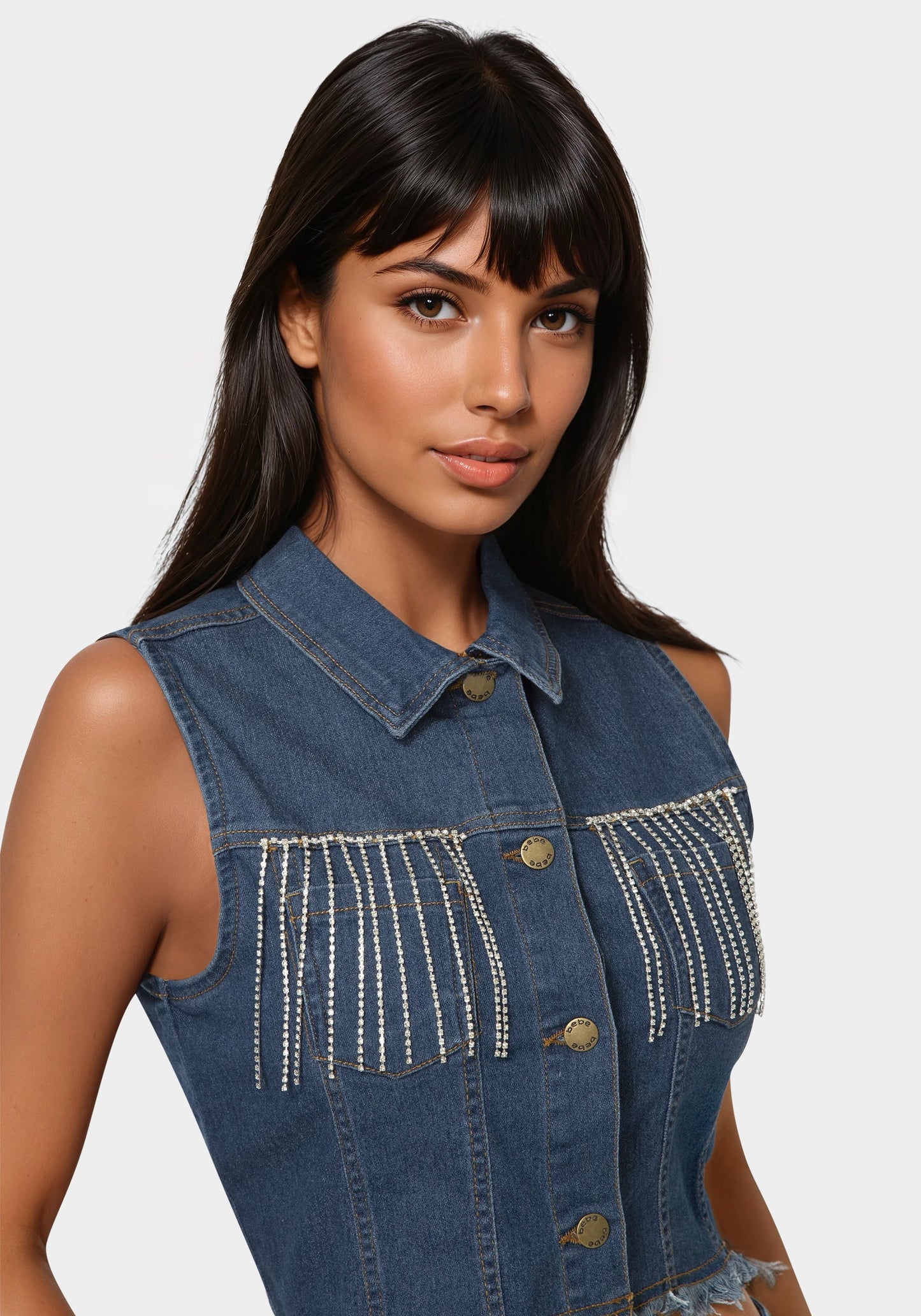 The Cropped Trucker Vest