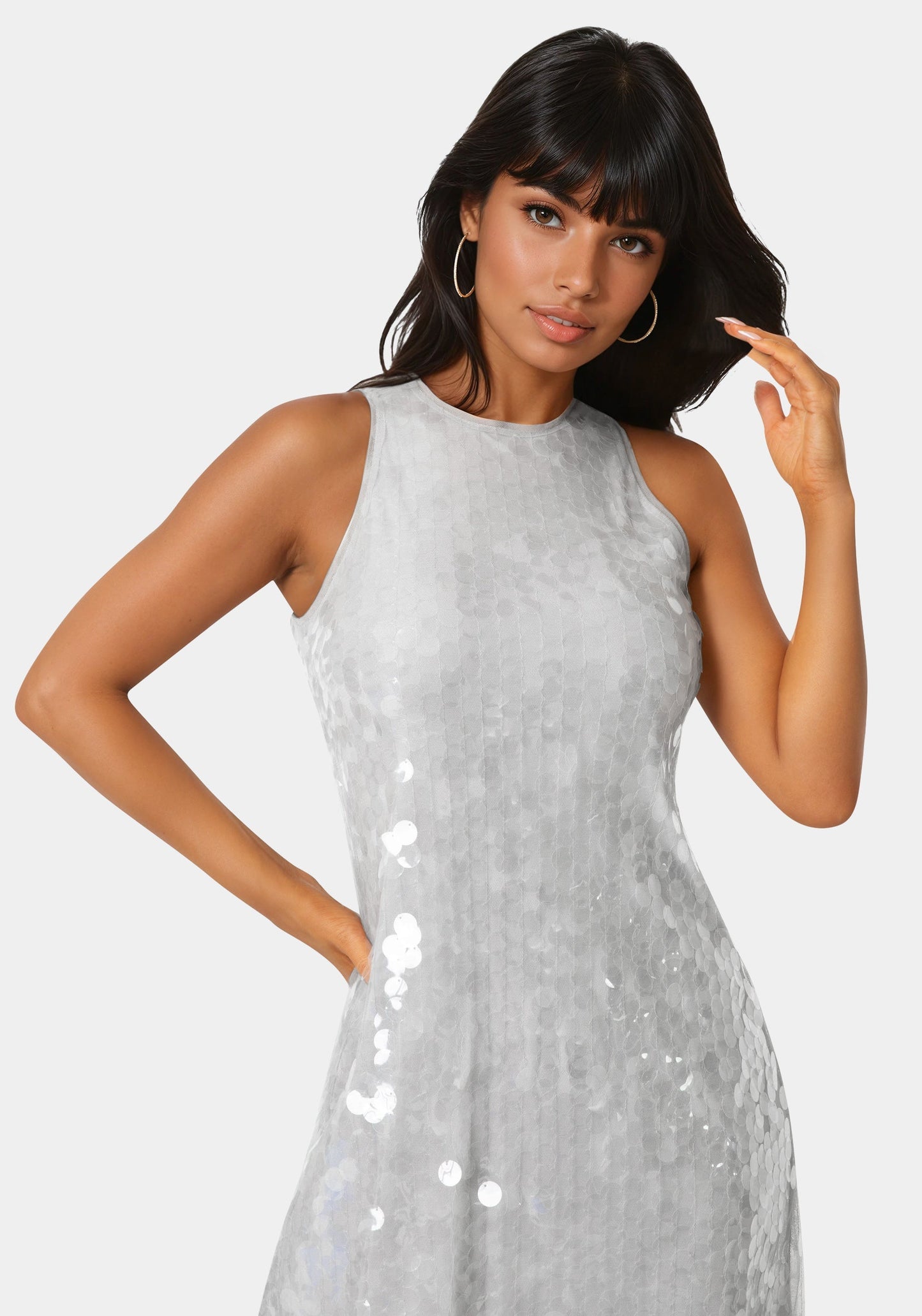 Clear Sequin Dress