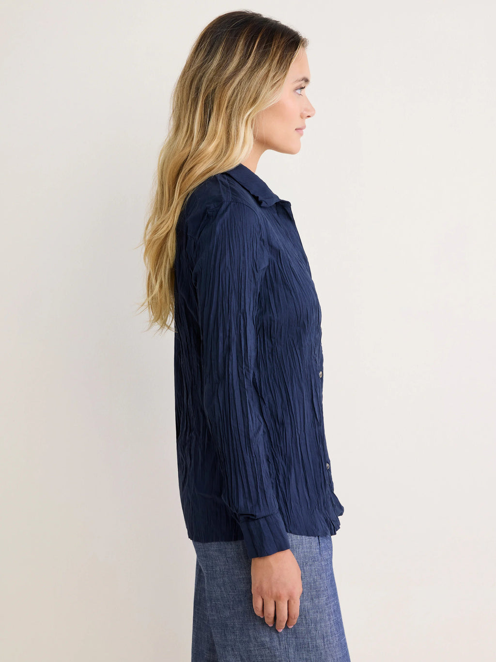 nz by NIC+ZOE Core Cotton Crinkle Shirt