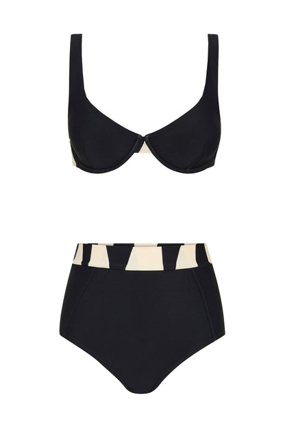 Babs Bikini In Noir Palm