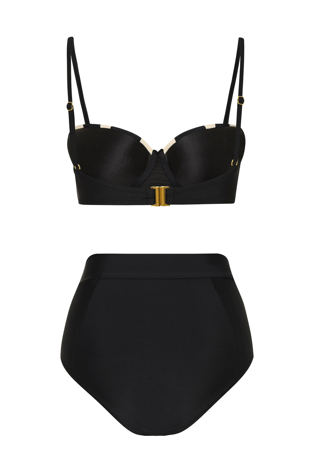 Blondie Bikini In Noir Palm