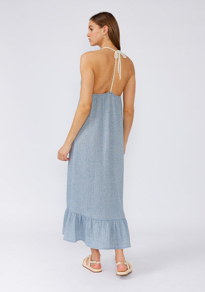 Tan Lines Halter Dress