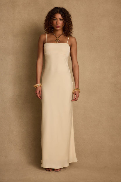 Canary Baby Yellow Maxi Dress