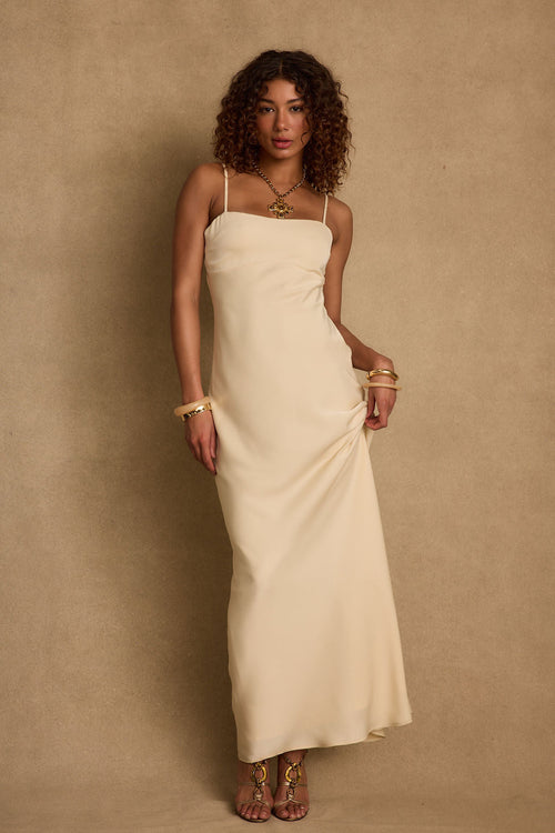 Canary Baby Yellow Maxi Dress