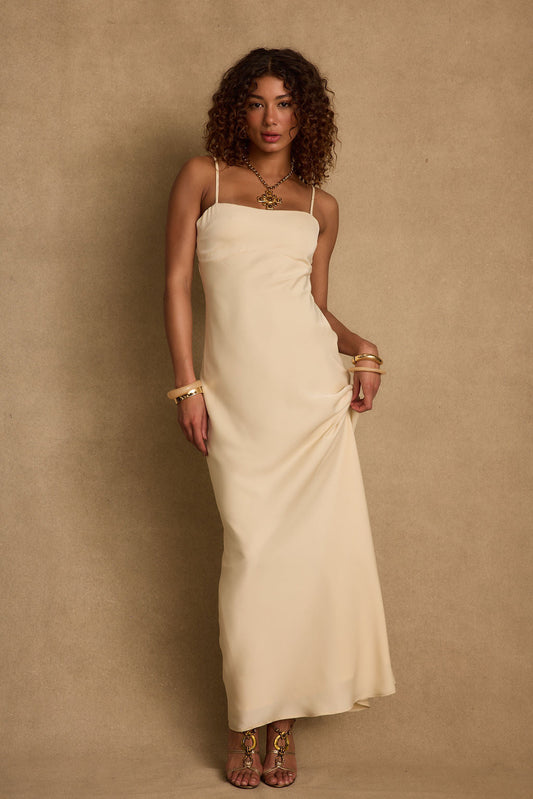 Canary Baby Yellow Maxi Dress