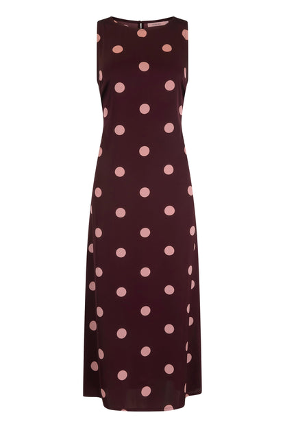 Candy Midi Dress In Peppercorn