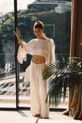 Clear Breeze Natural Linen Pants