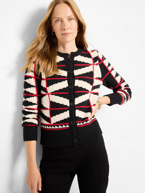 Scarlet Angles Cardigan