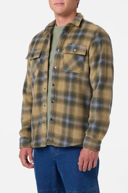 Glacier Plaid Superfleece Long Sleeve Shirt